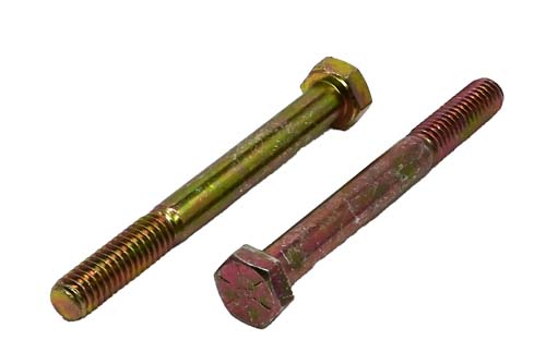 5/16-18 X 3 ZINC/YELLOW HEX HEAD BOLT GRADE 8
