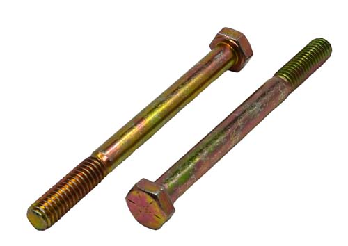 5/16-18 X 3-1/2 ZINC/YELLOW HEX HEAD BOLT GRADE 8