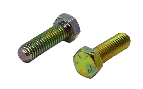 F-43466-Y 3/8-16 X 1-1/4 ZINC/YELLOW HEX HEAD BOLT GRADE 8