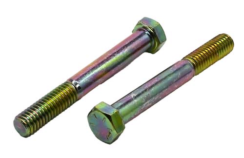 3/8-16 X 3 ZINC/YELLOW HEX HEAD BOLT GRADE 8