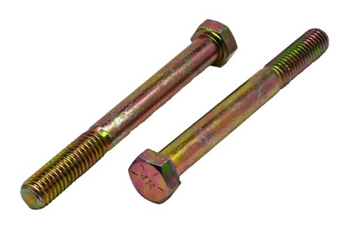 3/8-16 X 3-1/4 ZINC/YELLOW HEX HEAD BOLT GRADE 8