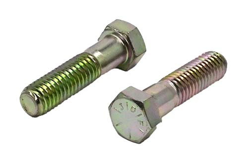 7/16-14 X 1-3/4 ZINC/YELLOW HEX HEAD BOLT GRADE 8