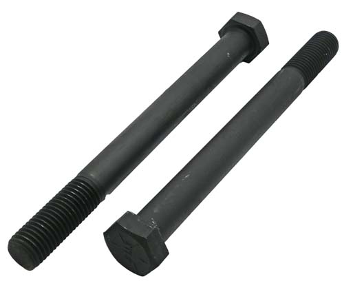 1-8 X 9 ZINC/YELLOW HEX HEAD BOLT GRADE 8