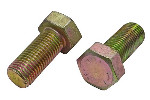 1-1/2 -6 X 4 ZINC/YELLOW HEX HEAD BOLT GRADE 8