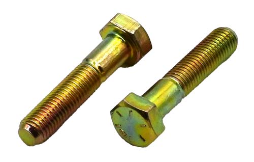 5/16-24 X 1-1/2 ZINC/YELLOW HEX HEAD BOLT GRADE 8