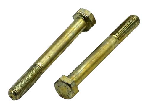 5/16-24 X 2-3/4 ZINC/YELLOW HEX HEAD BOLT GRADE 8