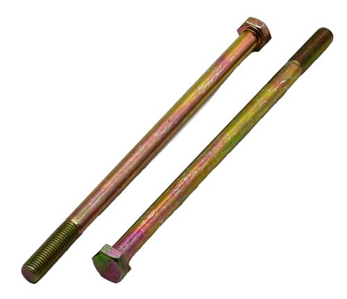 5/16-24 X 6 ZINC/YELLOW HEX HEAD BOLT GRADE 8