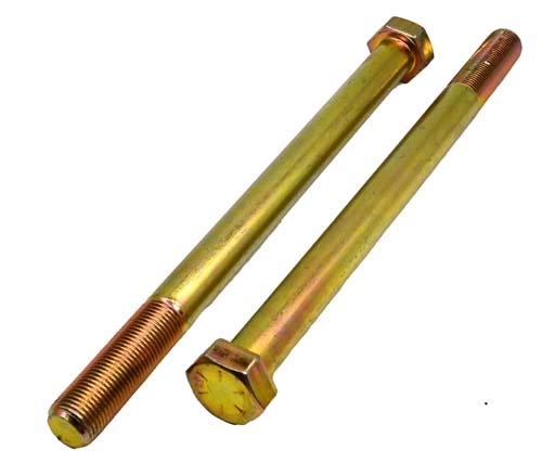 5/8-18 X 8-1/2 ZINC/YELLOW HEX HEAD BOLT GRADE 8