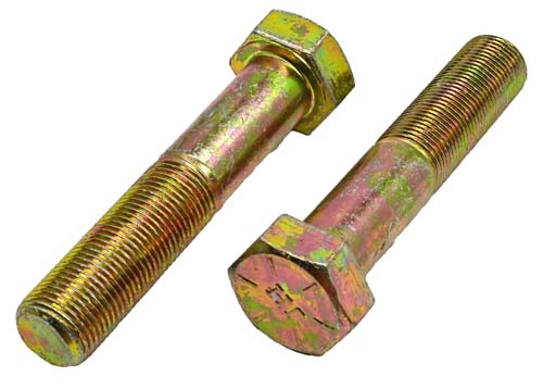 3/4-16 X 3 ZINC/YELLOW HEX HEAD BOLT GRADE 8