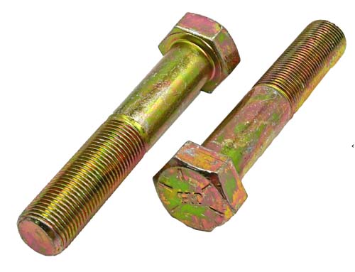 3/4-16 X 4 ZINC/YELLOW HEX HEAD BOLT GRADE 8