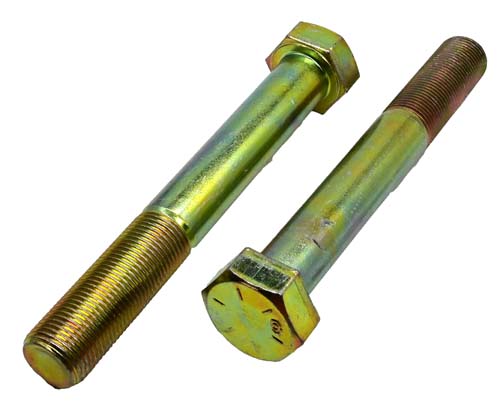 7/8-14 X 6 ZINC/YELLOW HEX HEAD BOLT GRADE 8