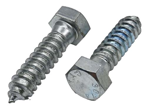 3/4 X 3 ZINC PLATED HEX HEAD LAG SCREW