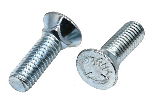 3/8-16 X 1-1/4 ZINC PLATED PLOW BOLT GRADE 5