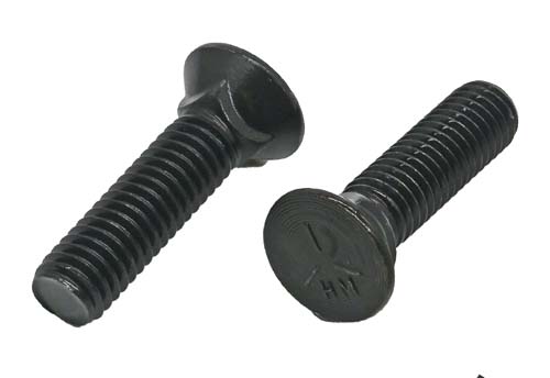 3/8-16 X 1-1/2 PLAIN FINISH PLOW BOLT GRADE 5