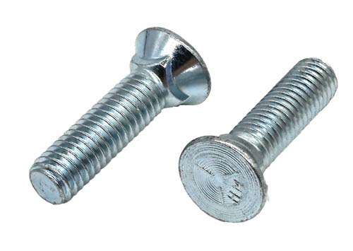 3/8-16 X 1-1/2 ZINC PLATED PLOW BOLT GRADE 5