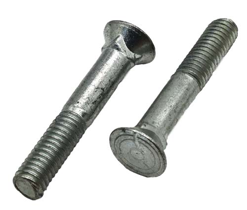 3/8-16 X 2-1/4 ZINC PLATED PLOW BOLT GRADE 5
