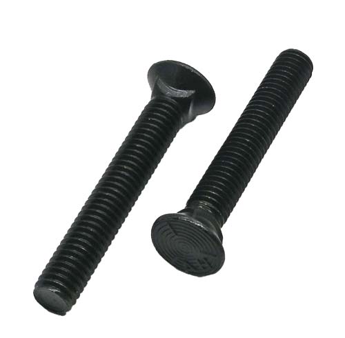1/2-13 X 2-1/2 PLAIN FINISH PLOW BOLT GRADE 8