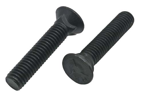 7/16-14 X 2-1/4 PLAIN FINISH PLOW BOLT GRADE 5