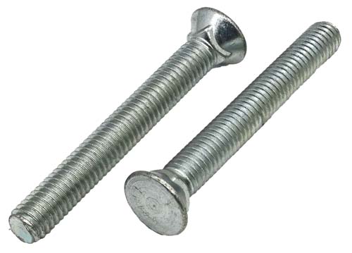 7/16-14 X 3-1/2 ZINC PLATED PLOW BOLT GRADE 5