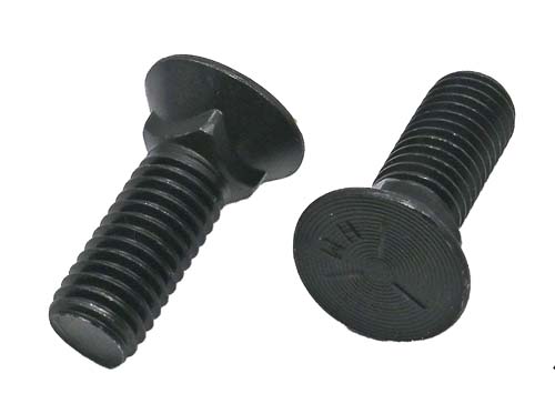 1/2-13 X 1-1/2 PLAIN FINISH PLOW BOLT GRADE 5