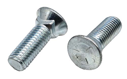 F-44701 5/8-11 X 2-1/4 ZINC PLATED PLOW BOLT GRADE 5