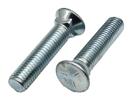 5/8-11 X 3 ZINC PLATED PLOW BOLT GRADE 5