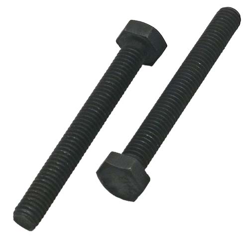 M6-1.00 X 40MM PLAIN FINISH FULL THREAD HEX HEAD TAP BOLT GRADE 8.8