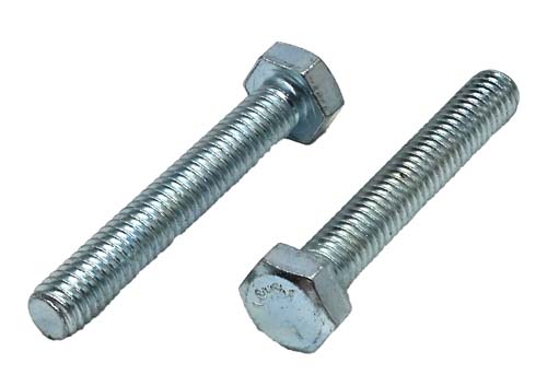 5/16-18 X 2 ZINC PLATED FULL THREAD HEX HEAD TAP BOLT GRADE 5