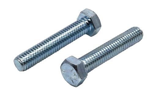 5/16-18 X 3 ZINC PLATED FULL THREAD HEX HEAD TAP BOLT GRADE 5