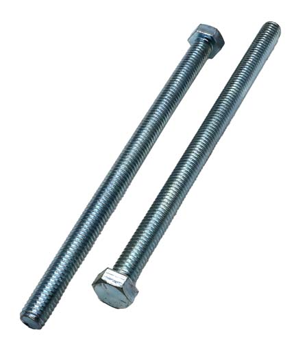 7/16-14 X 1-3/4 ZINC PLATED FULL THREAD TAP BOLT GRADE 5