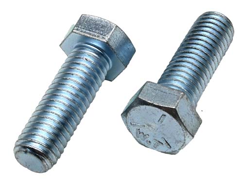 1/2-13 X 1-1/2 ZINC PLATED FULL THREAD HEX HEAD TAP BOLT GRADE 5