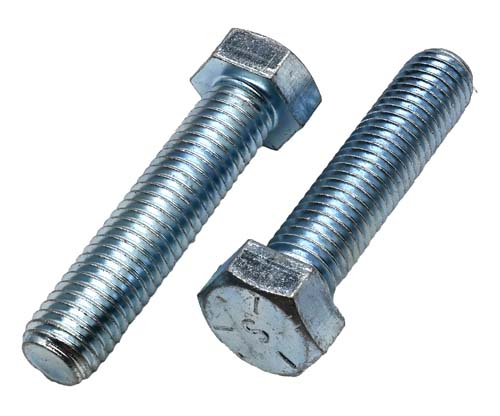 5/8-11 X 2-3/4 ZINC PLATED FULL THREAD HEX HEAD TAP BOLT GRADE 5