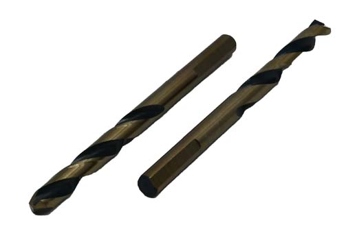 17/64 BLACK &amp; GOLD MECHANICS LENGTH SUPER MAGNUM DRILL BIT WITH 3 FLATS