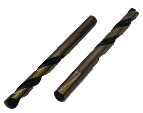 9/32 BLACK &amp; GOLD MECHANICS LENGTH SUPER MAGNUM DRILL BIT WITH 3 FLATS
