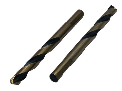 19/64 BLACK &amp; GOLD MECHANICS LENGTH SUPER MAGNUM DRILL BIT WITH 3 FLATS TYPE 175-AG ***USA MADE***