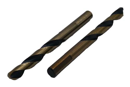 21/64 BLACK &amp; GOLD MECHANICS LENGTH SUPER MAGNUM DRILL BIT WITH 3 FLATS