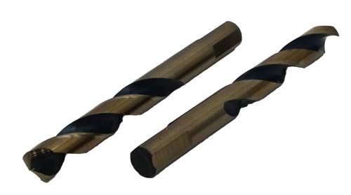 1/2 BLACK &amp; GOLD MECHANICS LENGTH SUPER MAGNUM DRILL BIT WITH 3 FLATS TYPE 175-AG