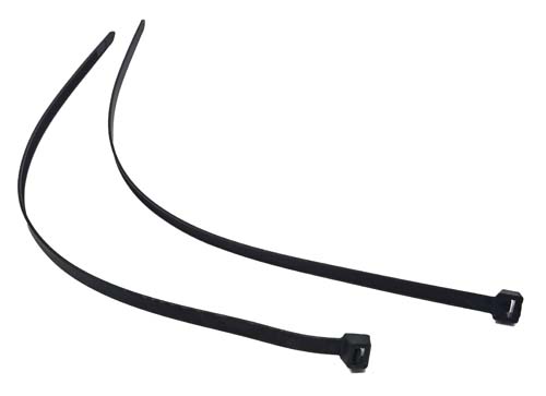 22 BLACK ULTRA HEAVY DUTY 250# CABLE TIE USA MADE