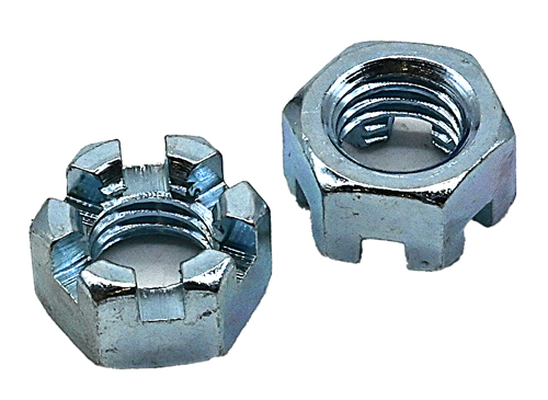 1/2-13 ZINC PLATED CASTLE (SLOTTED) NUT