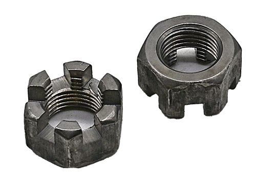 1/4-20 PLAIN FINISH CASTLE (SLOTTED) NUT