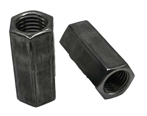 3/8-16 X 1-3/4 PLAIN FINISH COUPLING NUT GRADE A