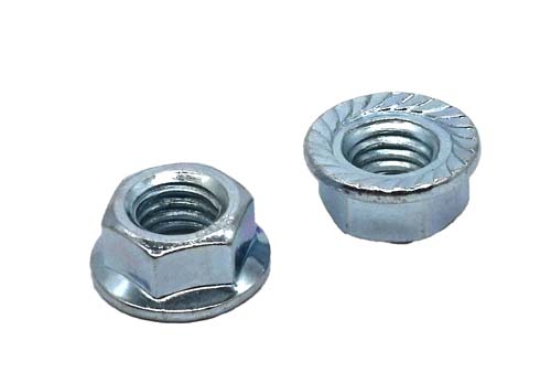 F-58579 3/8-16 ZINC PLATED SERRATED FLANGE NUT
