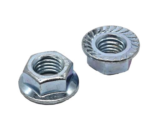 5/8-11 ZINC PLATED SERRATED FLANGE NUT