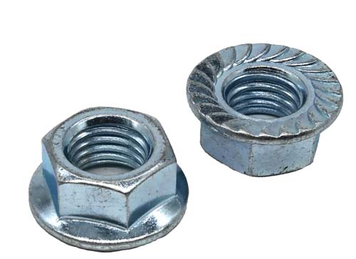 3/4-10 ZINC PLATED SERRATED FLANGE NUT