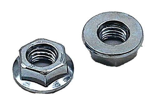 1/4-28 ZINC PLATED NON-SERRATED FLANGE NUT GRADE 5