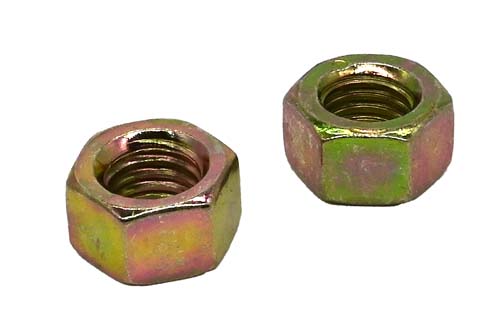 F-59054 1/2-13 ZINC/YELLOW PLATED FINISHED FINISHED HEX NUT GRADE 8