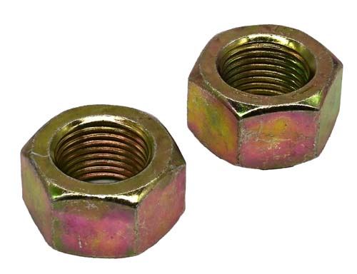 F-59076 5/8-18 ZINC/YELLOW PLATED FINISHED STANDARD HEX NUT GRADE 8