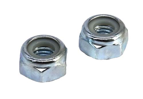 M10-1.50 ZINC PLATED NYLON INSERT LOCK NUT CLASS 8