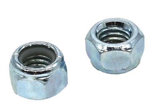 F-59759 7/16-14 ZINC PLATED STANDARD NYLON INSERT LOCK NUT GRADE A