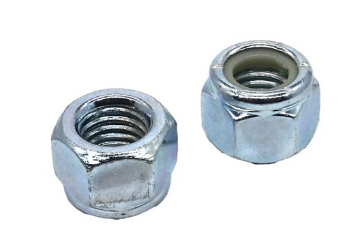 5/8-11 ZINC PLATED STANDARD NYLON INSERT LOCK NUT GRADE A